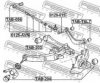 FEBEST TAB-203 Control Arm-/Trailing Arm Bush